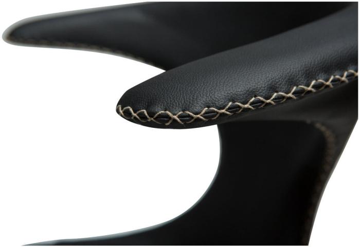 Bild 6, Flair Läder / Runda Svart Black - Dan-Form - Bonus Möbler