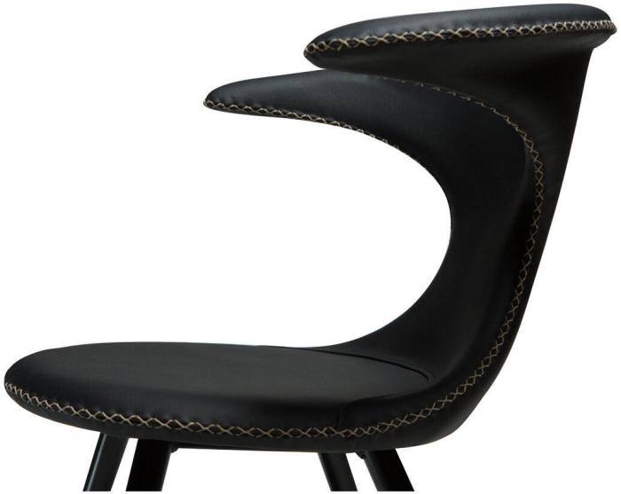 Bild 7, Flair Läder / Runda Svart Black - Dan-Form - Bonus Möbler