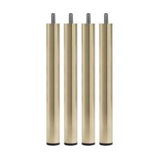 Runt Smalt St&aring;l Metallben Matt M&auml;ssing 18 cm - Jensen Beds - Bonus M&ouml;bler