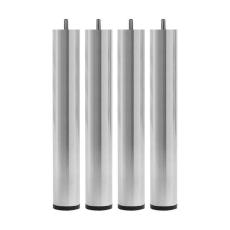 Runt Smalt St&aring;l Metallben Polerad Aluminium 14 cm - Jensen Beds - Bonus M&ouml;bler