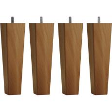 Fyrkantigt Konat Tr&auml;ben Oljad Ek 23 cm - Jensen Beds - Bonus M&ouml;bler