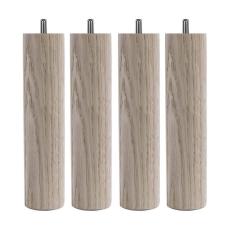 Runt Tr&auml;ben Vitlaserad Ek 18 cm - Jensen Beds - Bonus M&ouml;bler