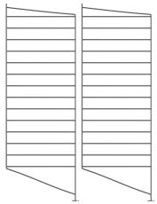String Golvgavlar 85X30 cm 2-pack - String - Bonus M&ouml;bler