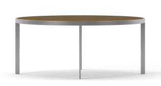 Square &Oslash;93 cm Silvergr&aring; Burned Walnut - Englesson - Bonus M&ouml;bler