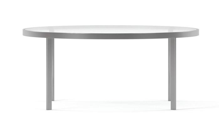Bild 2, Square Ø93 cm Silvergrå Glas - Englesson - Bonus Möbler