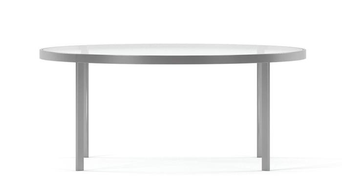Bild 3, Square Ø93 cm Silvergrå Glas - Englesson - Bonus Möbler