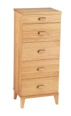 Malva 40 cm 5 l&aring;dor Vitoljad Ek - Oscarssons M&ouml;bel - Bonus M&ouml;bler