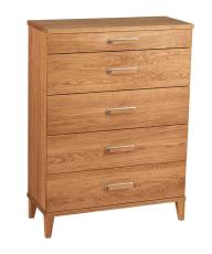 Malva 70 cm 5 l&aring;dor Lackad Ek - Oscarssons M&ouml;bel - Bonus M&ouml;bler