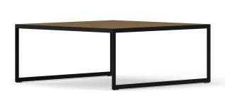Square 2000 102X102 cm Svart Burned Walnut - Englesson - Bonus M&ouml;bler