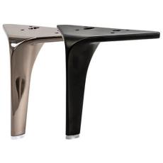Metallben 3L8 svart, 16 cm - Slasken - Bonus M&ouml;bler