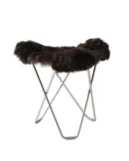 Iceland Flying Goose Shorn Black - Cuero Design - Bonus M&ouml;bler