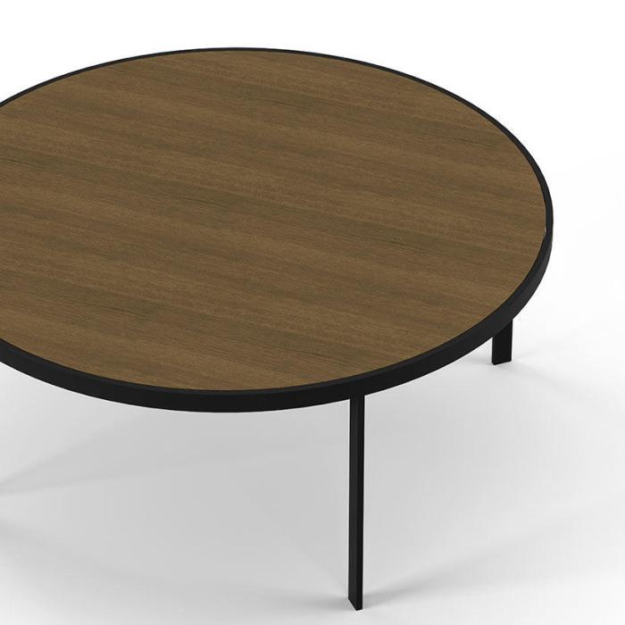 Bild 4, Square Ø93 cm Svart Burned Walnut - Englesson - Bonus Möbler