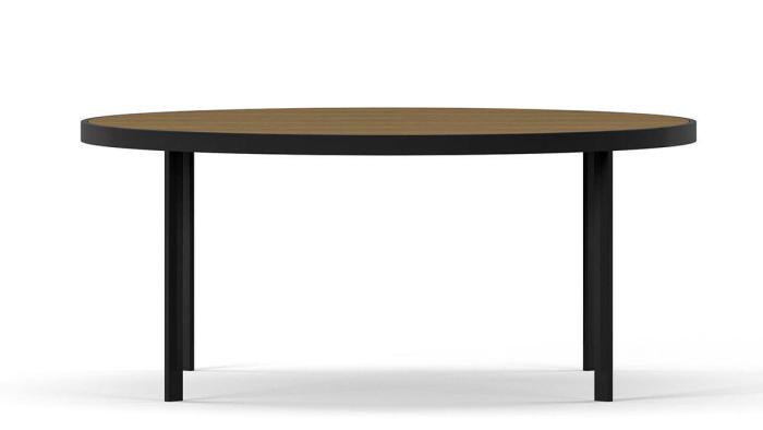 Bild 2, Square Ø93 cm Svart Burned Walnut - Englesson - Bonus Möbler