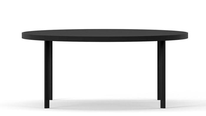 Bild 2, Square Ø93 cm Svart Black Oak - Englesson - Bonus Möbler