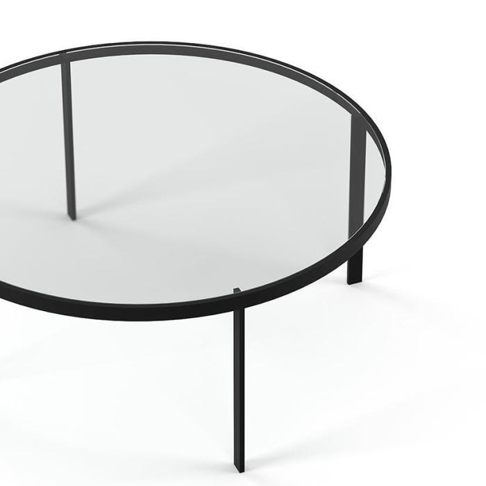 Bild 4, Square Ø93 cm Svart Glas - Englesson - Bonus Möbler