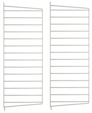 String V&auml;ggavlar 75X30 cm 2-pack Beige - String - Bonus M&ouml;bler