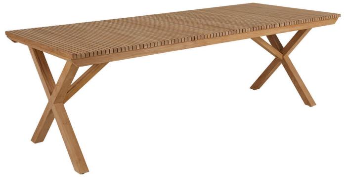 Bild 2, Julita 220X90 cm och fällstolar Teak - Brafab - Bonus Möbler