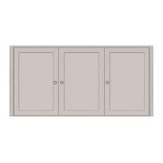 Stockholm 2.0 Sk&auml;nk 3 D&ouml;rrar 3-sektioner Grey - Englesson - Bonus M&ouml;bler