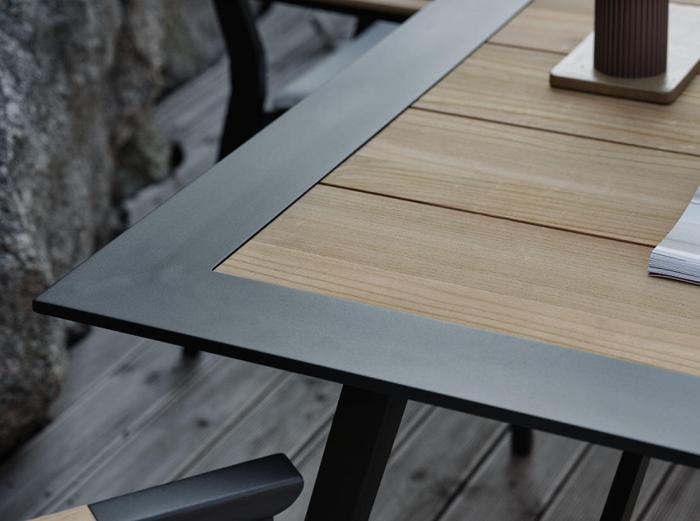 Bild 7, Chios Svart / Teak 175X100 cm - Brafab - Bonus Möbler