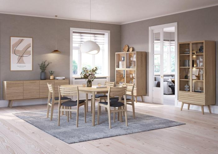 Bild 3, Persienn 3-dörrar Vitoljad ek - Casø Furniture - Bonus Möbler