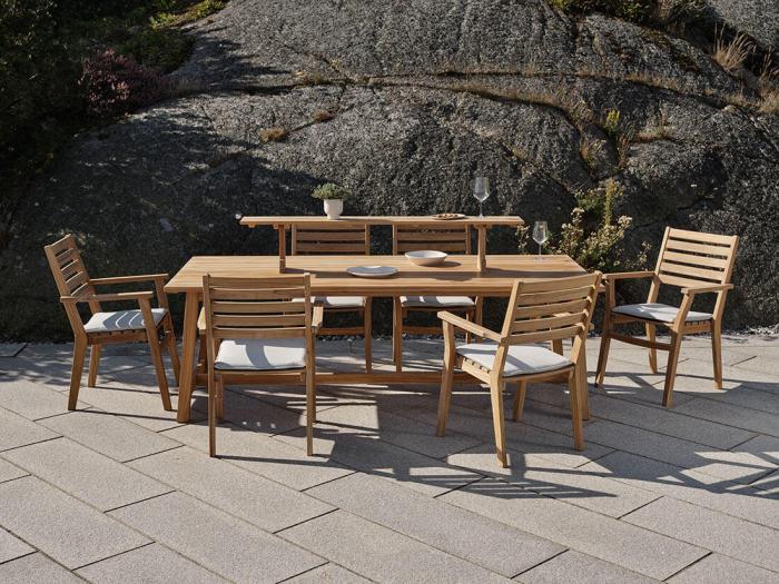 Bild 2, Keros 220X100 cm Teak - Brafab - Bonus Möbler