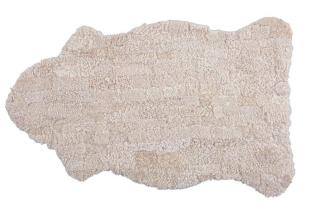 Gry Korth&aring;rigt Patchwork 1 skinn 100X60 cm Creme - Shepherd of Sweden - Bonus M&ouml;bler