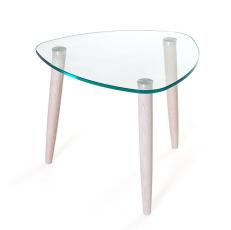 Clear 55X55 cm Vitpigmenterad Ek - Bordbirger - Bonus M&ouml;bler