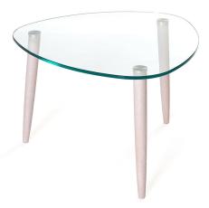 Clear 70X70 cm Vitpigmenterad Ek - Bordbirger - Bonus M&ouml;bler