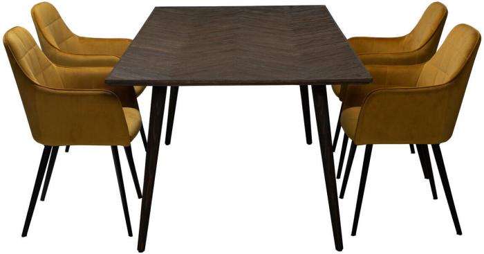 Bild 6, Bone 220X100 cm Brun återvunnen almfanér - Dan-Form - Bonus Möbler