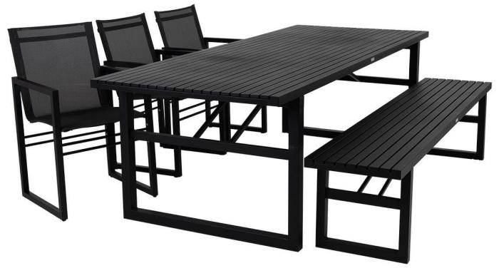 Bild 3, Vevi 200X41 cm Svart - Brafab - Bonus Möbler