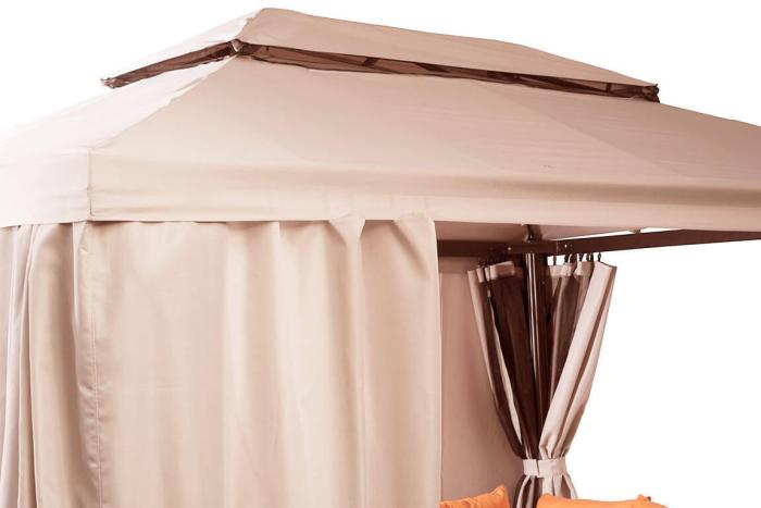 Bild 3, Luxor 6-kantig Ø400 cm Mörkbeige - Hillerstorp - Bonus Möbler