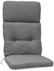 Milano 98 H&ouml;g 50 cm bred Gr&aring; melange polyester - Hillerstorp - Bonus M&ouml;bler
