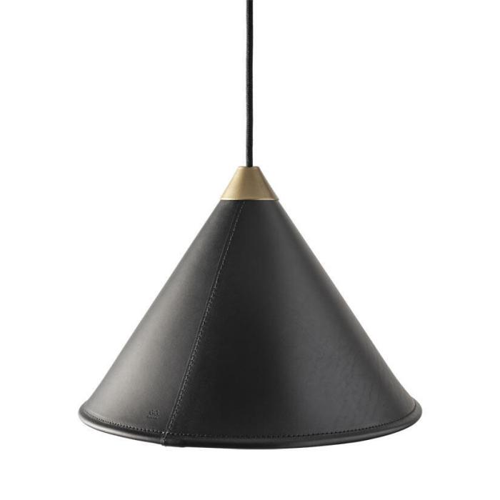 Bild 2, Namibia Ø35 cm Black / Brass / Black - Cuero Design - Bonus Möbler