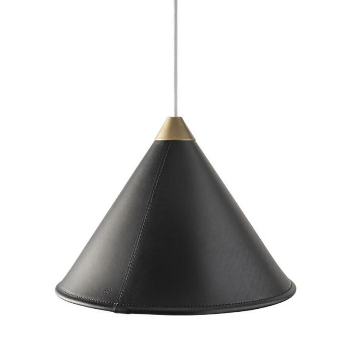 Bild 2, Namibia Ø45 cm Black / Brass / White - Cuero Design - Bonus Möbler