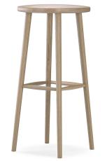 Miss Button H&ouml;g H78 cm Naturlack - Stolab - Bonus M&ouml;bler