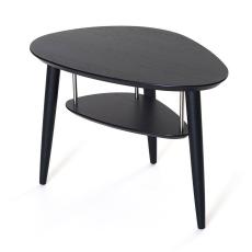Harmoni 65X45 cm H&ouml;g med hylla Svartbetsad ek - Bordbirger - Bonus M&ouml;bler