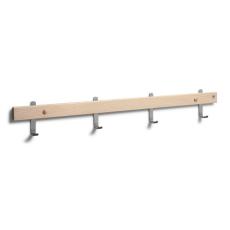 Nadja 70 cm 4 krokar Slipat St&aring;l Vitoljad Ek - Oscarssons M&ouml;bel - Bonus M&ouml;bler