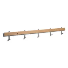 Nadja 90 cm 5 krokar Slipat St&aring;l Oljad Ek - Oscarssons M&ouml;bel - Bonus M&ouml;bler