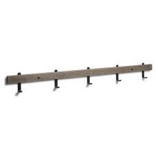 Nadja 90 cm 5 krokar Mattsvart St&aring;l R&ouml;kt Oljad Ek - Oscarssons M&ouml;bel - Bonus M&ouml;bler