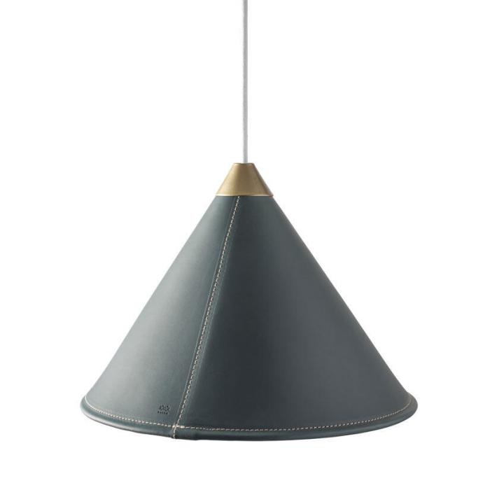 Bild 2, Namibia Ø25 cm Ocean Blue / Brass / White - Cuero Design - Bonus Möbler