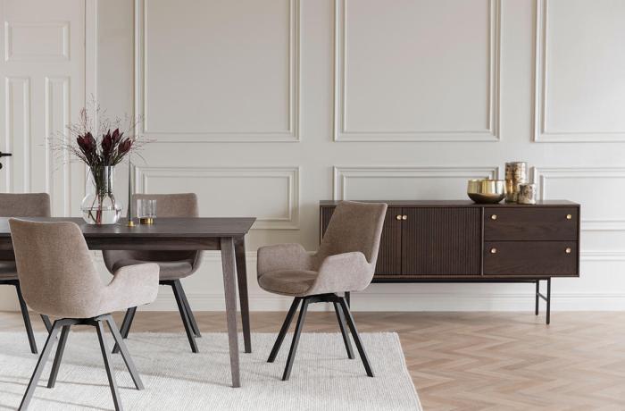Bild 12, Clearbrook 160 cm Brun / Svart - Rowico Home - Bonus Möbler