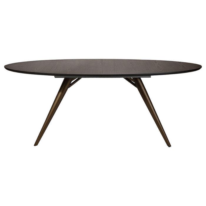 Bild 2, Eclipse 200-300X110 cm Grey stained / Antique Brass - Dan-Form - Bonus Möbler