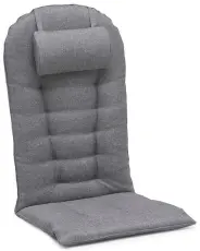 Tennessee Dyna med Nackkudde 52 cm bred Gr&aring; melange polyester - Hillerstorp - Bonus M&ouml;bler
