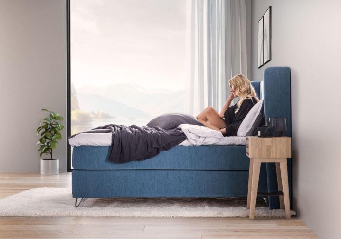 Bild 3, Eicon Tall Vitlaserad Ek - Jensen Beds - Bonus Möbler