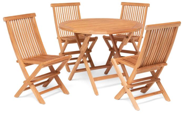 Bild 2, Nova Ø100 cm Teak - Hillerstorp - Bonus Möbler