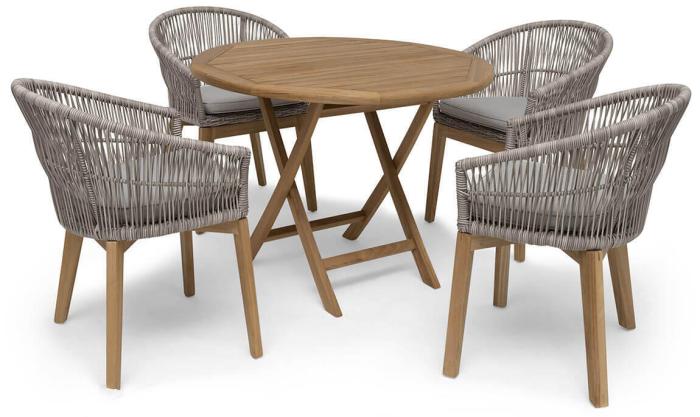 Bild 3, Nova Ø100 cm Teak - Hillerstorp - Bonus Möbler