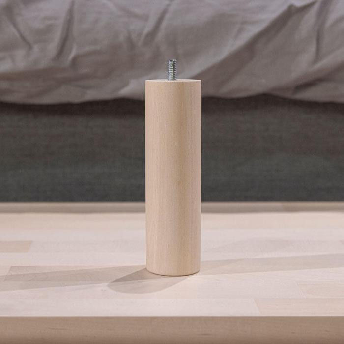 Bild 3, Runt Träben Vitlaserad Björk 18 cm - Jensen Beds - Bonus Möbler