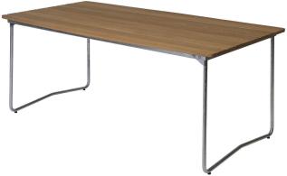 Bord B31 170x92 cm Oljad Ek / Varmf&ouml;rzinkat Stativ - Grythyttan St&aring;lm&ouml;bler - Bonus M&ouml;bler