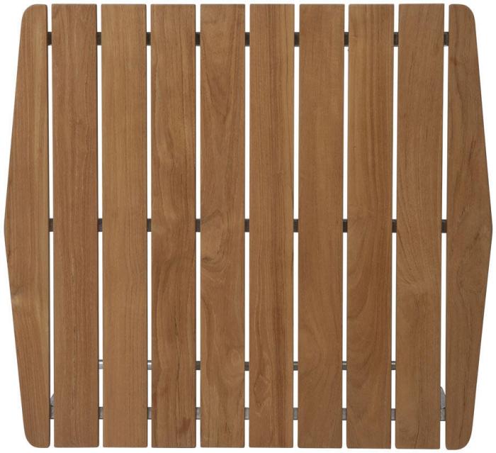 Bild 5, Bord B31 84 och Fåtölj A2 Obehandlad Teak / Varmförzinkat Stativ - Grythyttan Stålmöbler - Bonus Möbler