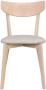 Ami Vitpigmenterad ek / Gr&aring;beige tyg - Rowico Home - Bonus M&ouml;bler